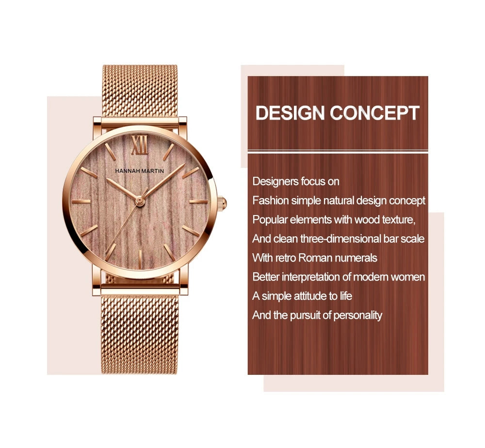 Drop Shipping A++++ Quality Stainless Steel Band Japan Quartz Movement Waterproof Women Full Rose Gold Ladies Luxury Wrist Watch