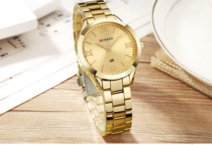 CURREN Gold Watch Women Watches Ladies Creative Steel Women's Bracelet Watches Female Clock Relogio Feminino Montre Femme