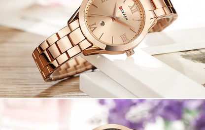 CURREN Gold Watch Women Watches Ladies Creative Steel Women's Bracelet Watches Female Clock Relogio Feminino Montre Femme