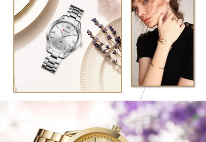 CURREN Gold Watch Women Watches Ladies Creative Steel Women's Bracelet Watches Female Clock Relogio Feminino Montre Femme