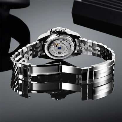 PAGANI DESIGN 40MM Ceramic GMT Automatic Watch Men's Mechanical Watch Sapphire Glass 100m Waterproof Men's Mechanical Watch