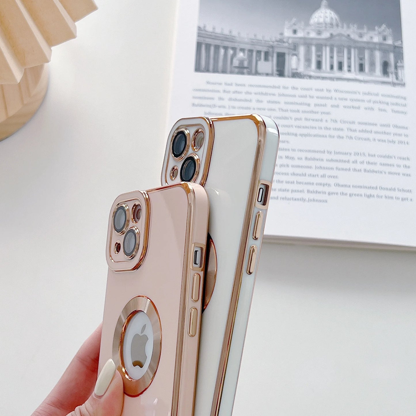 Luxury Plating Shockproof Case For iPhone 15 14 13 12 11 Pro Max Silicone Cover For Apple 14 15 Plus Coque Phone Accessories