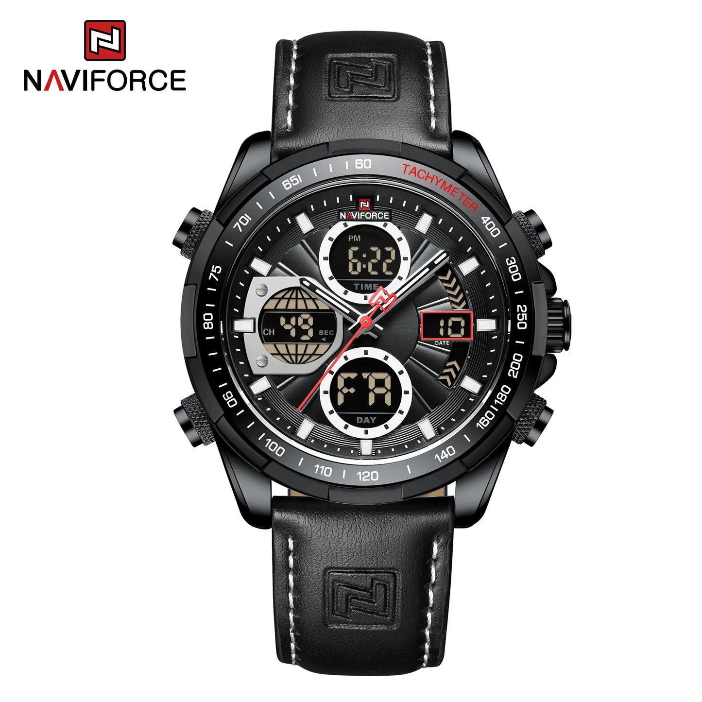 NAVIFORCE Fashion Military Watches for Men Luxury Original Sports Chronograph Watch Waterproof Quartz WristWatch Clock