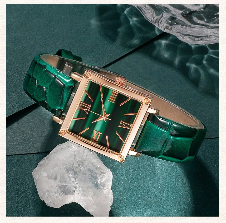 Women Fashion Quartz Watch Female Clock Square Dial Luxury Brand Design Women Watches Simple Ladies Wrist Watch Montre Femme