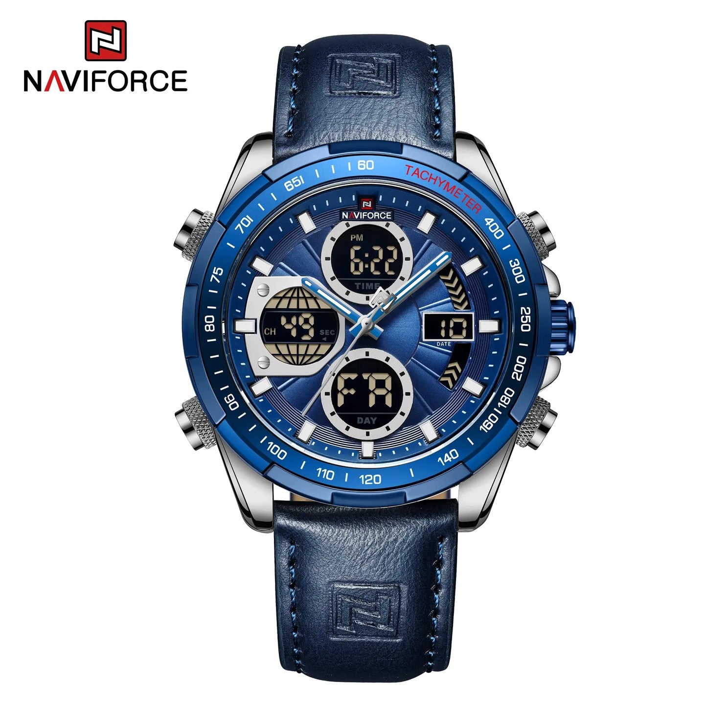 NAVIFORCE Fashion Military Watches for Men Luxury Original Sports Chronograph Watch Waterproof Quartz WristWatch Clock