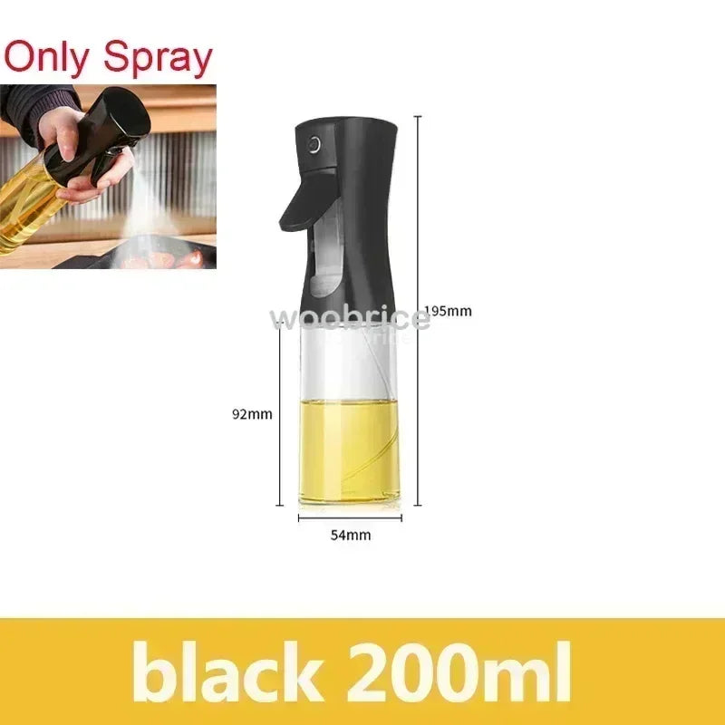 Dual-Purpose Glass Oil Sprayer – Leakproof Kitchen Bottle