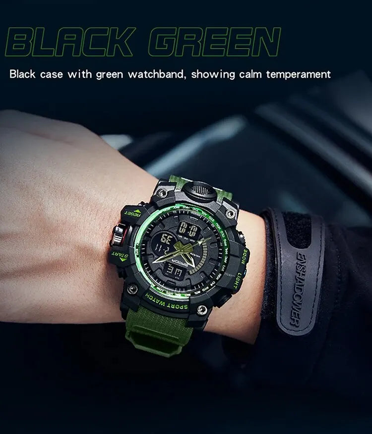 SANDA Brand G Style Military Watch Men LED Digital Shock Sport Watches For Man Waterproof Shockproof Electronic Wristwatch Mens