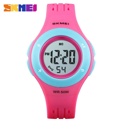 SKMEI 1455 Lovely Kids Watch LED Sport Reloj Style Children Watches Boy Girl 5Bar Waterproof Watch Digital Watch montre enfant