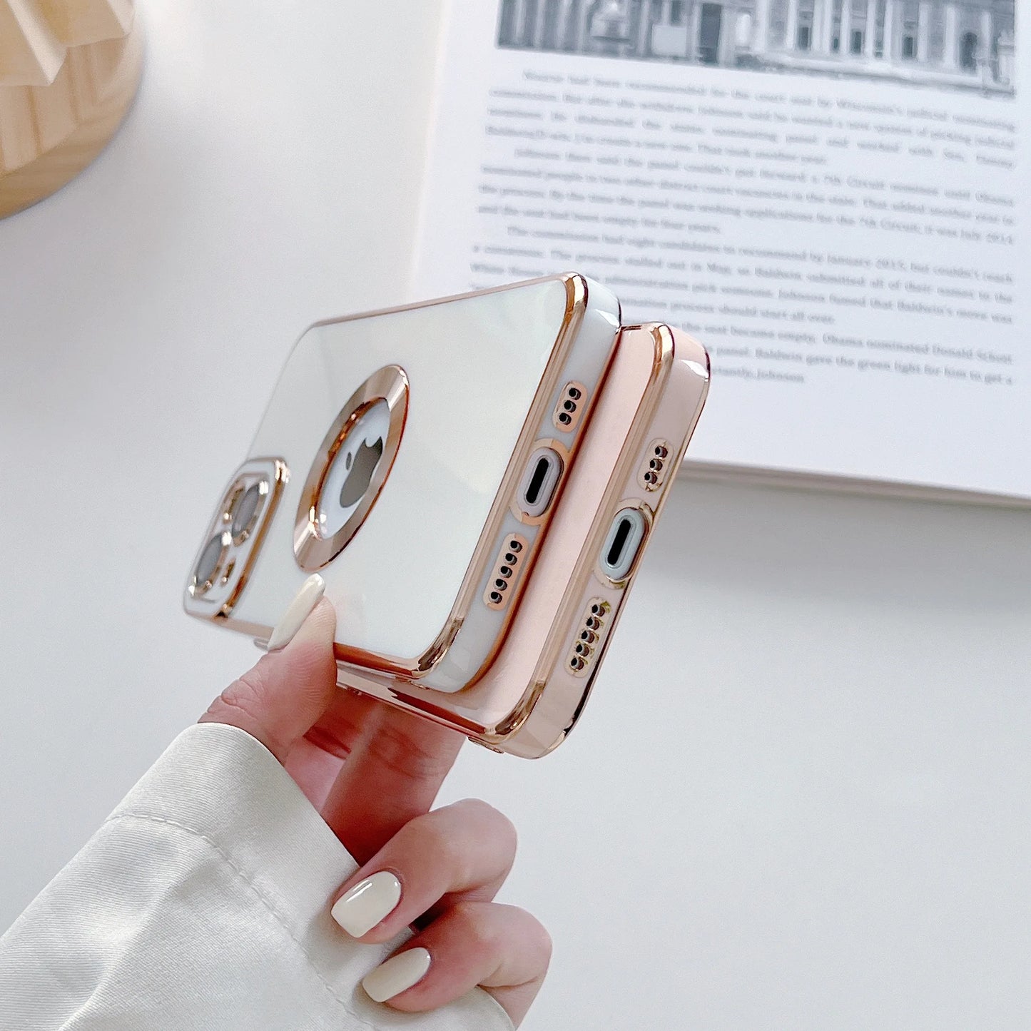 Luxury Plating Shockproof Case For iPhone 15 14 13 12 11 Pro Max Silicone Cover For Apple 14 15 Plus Coque Phone Accessories