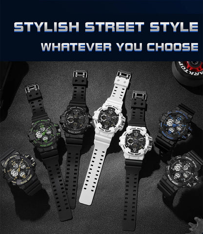 SANDA Brand G- Style Military Watch Men Digital Shock Sports Watches For Man Waterproof Electronic Wristwatch Mens 2024 Relogios