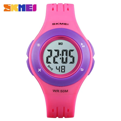 SKMEI 1455 Lovely Kids Watch LED Sport Reloj Style Children Watches Boy Girl 5Bar Waterproof Watch Digital Watch montre enfant