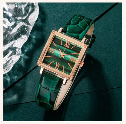 Women Fashion Quartz Watch Female Clock Square Dial Luxury Brand Design Women Watches Simple Ladies Wrist Watch Montre Femme