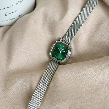 Fashion Women Small Dial Quartz Mesh Strap Watch