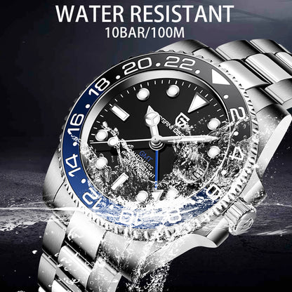 V3 PAGANI DESIGN 40MM GMT NH34 Watches for Men Luxury Sapphire AR Mechanical Watch Ceramic Bezel Automatic Watch 100M Waterproof