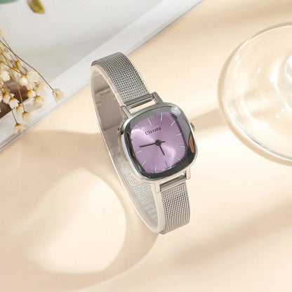 Fashion Women Small Dial Quartz Mesh Strap Watch