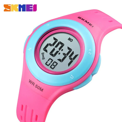 SKMEI 1455 Lovely Kids Watch LED Sport Reloj Style Children Watches Boy Girl 5Bar Waterproof Watch Digital Watch montre enfant