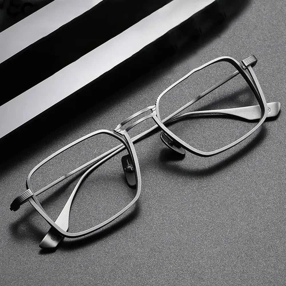 Trendy Office Anti Blue Light Glasses Fashion Metal Frame Optical Spectacle Women Men Blue Ray Blocking Eye Protection Eyewear