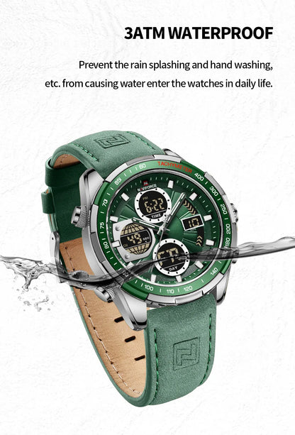 NAVIFORCE Fashion Military Watches for Men Luxury Original Sports Chronograph Watch Waterproof Quartz WristWatch Clock