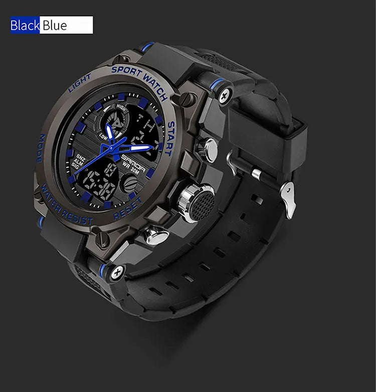 SANDA G Style Men Digital Man Watch Military Sports Watches Fashion Waterproof Electronic Alarm Clock Wristwatch Mens Relogios