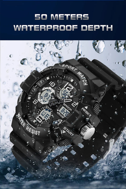 SANDA Brand G- Style Military Watch Men Digital Shock Sports Watches For Man Waterproof Electronic Wristwatch Mens 2023 Relogios