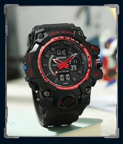 SANDA Brand G Style Military Watch Men LED Digital Shock Sport Watches For Man Waterproof Shockproof Electronic Wristwatch Mens