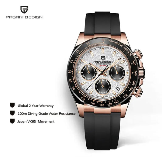 2024 New PAGANI DESIGN Men Sports Quartz Watches Mens Business Watches VK63 Top Brand Luxury Watch Men Chronograph Watch for Men