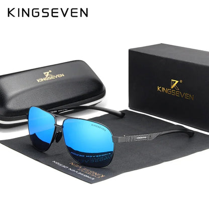 KINGSEVEN Polarized Aluminum Sunglasses Men UV400 HD Lens Pilot Eye Protection Photochromic Glasses Women Night Vision Eyewear