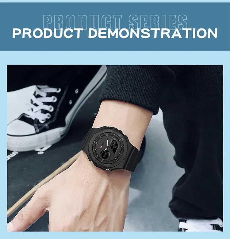 OFNS Top Brand G Style Outdoor Sports Watches Men LED Digital Watches Military Waterproof Electronic Watch Relogio Masculino