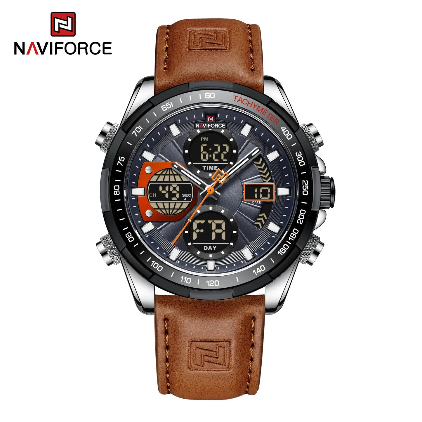 NAVIFORCE Fashion Military Watches for Men Luxury Original Sports Chronograph Watch Waterproof Quartz WristWatch Clock