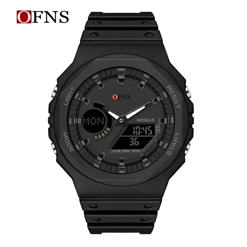 OFNS Top Brand G Style Outdoor Sports Watches Men LED Digital Watches Military Waterproof Electronic Watch Relogio Masculino