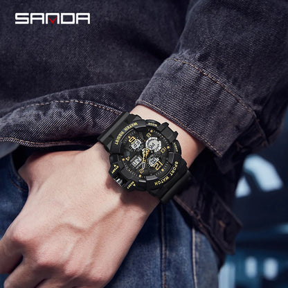 SANDA Brand G- Style Military Watch Men Digital Shock Sports Watches For Man Waterproof Electronic Wristwatch Mens 2024 Relogios