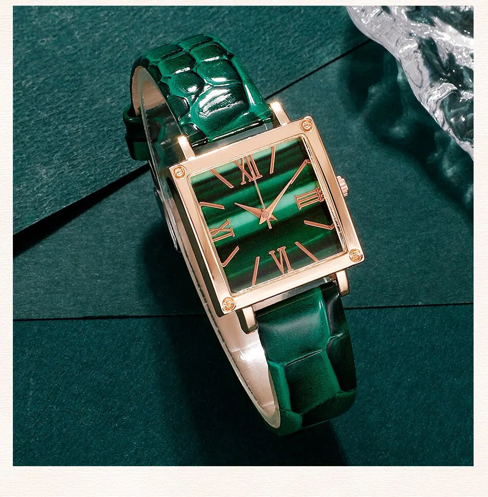 Women Fashion Quartz Watch Female Clock Square Dial Luxury Brand Design Women Watches Simple Ladies Wrist Watch Montre Femme